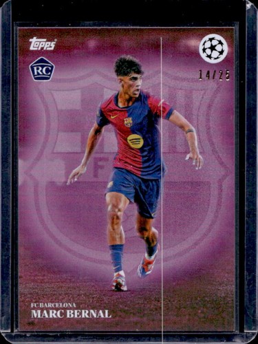 Marc Bernal 2024 Topps UEFA Simplicidad Rosa /25