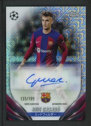 Marc Casadó 2024 Topps Cromo UEFA Champions League Mojo 135/199