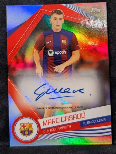Marc Casado 2023 Topps Barcelona Team Set Silver