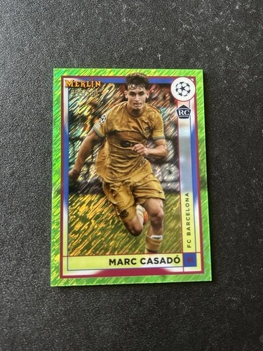 Marc Casado 2022 Topps Chrome Merlin Neon Green Shimmer /350