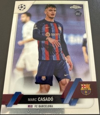 Marc Casado 2022 Topps Chrome Refractor