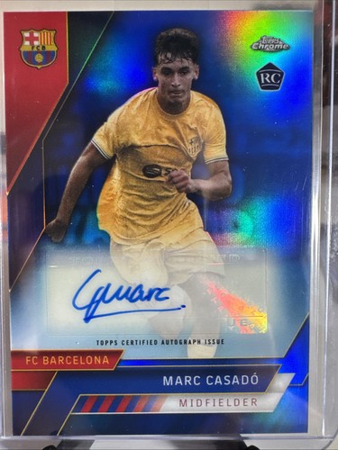 Marc Casado 2022 Topps Cromo FC Blue /75