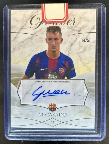 Marc Casado 2026 Topps FC Barcelona Forever Gold /50