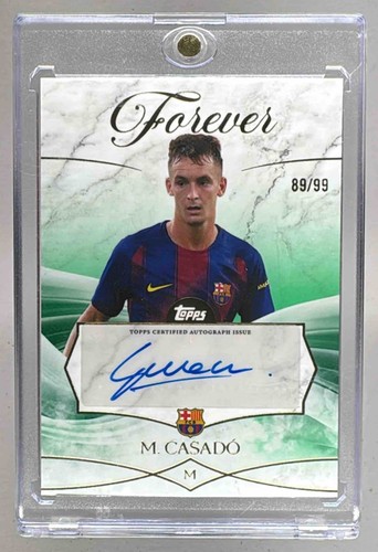 Marc Casado 2025 Topps FC Barcelona Forever Green /99