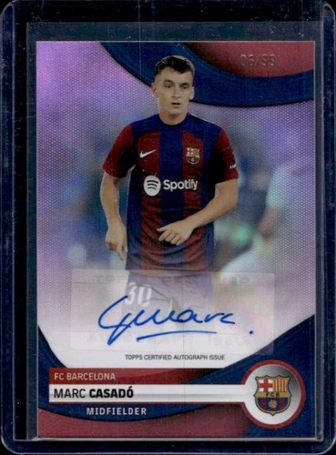 Marc Casado 2023 Topps FC Barcelona Team Set Pink /99