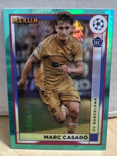 Marc Casado 2023 Topps Merlin Chrome Aqua Refractor