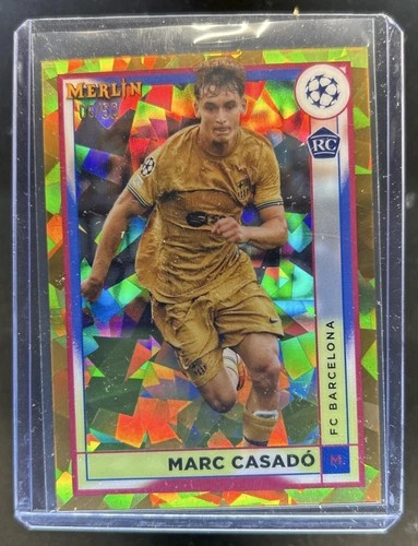 Marc Casado 2022 Topps Merlin Chrome Gold Atomic Refractor /50