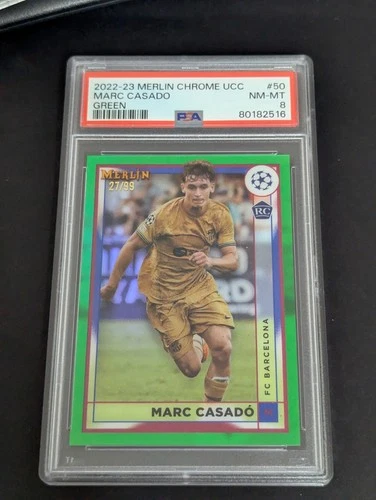 Marc Casado 2022 Topps Merlin Chrome Green Refractor /99
