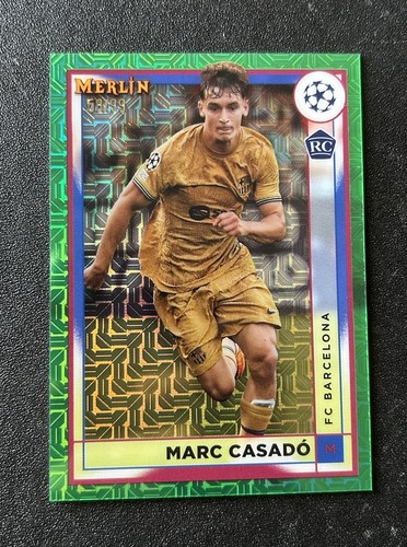 Marc Casado 2022 Topps Merlin Chrome Mojo Verde /99