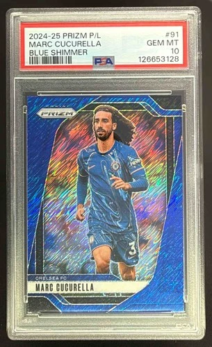Marc Cucurella 2024 Panini Prizm Blue Shimmer /8