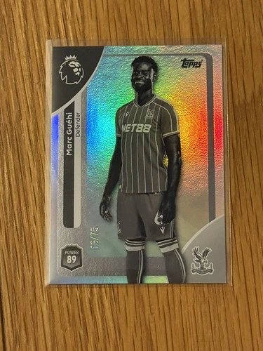 Marc Guehi 2025 Topps Premier League Black and White Crystal /75