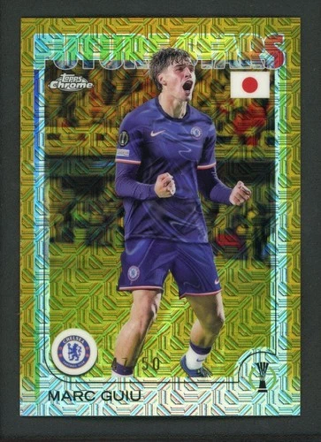 Marc Guiu 2025 Topps Chrome Gold 47/50