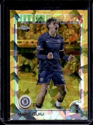 Marc Guiu 2024 Topps Chrome Gold /50