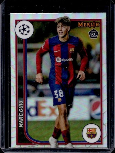 Marc Guiu 2023 Topps Chrome Merlin Refractor