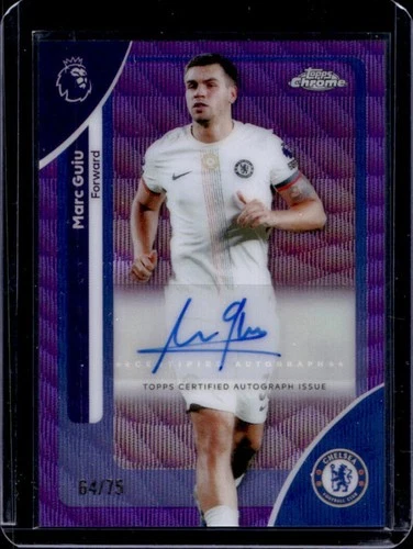 Marc Guiu 2026 Topps Chrome Purple Wave Refractor /75