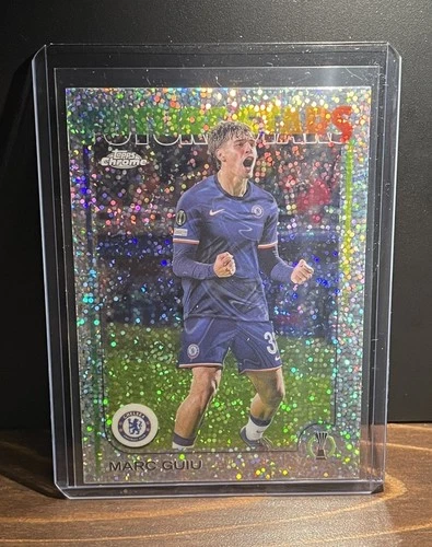 Marc Guiu 2024 Topps Chrome UEFA Speckle Refractor