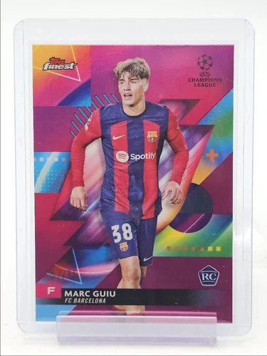 Marc Guiu 2023 Topps Finest Rose Gold /75