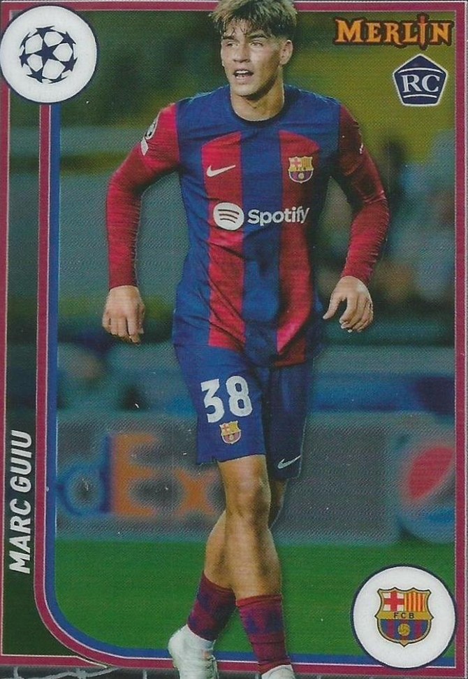 Marc Guiu 2023 Topps Merlin UEFA Club Competitions