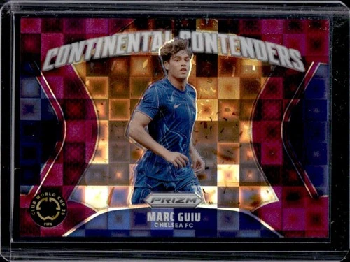 Marc Guiu 2025 Panini Prizm FIFA World Cup Purple Pandora /49