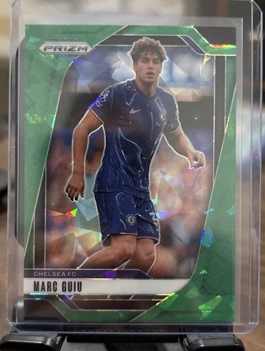Marc Guiu 2024 Panini Prizm Premier League Verde Hielo Agrietado