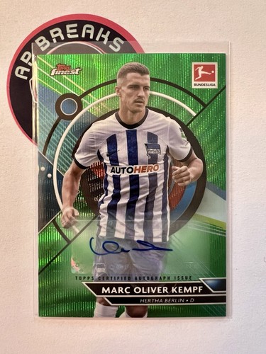 Marc Oliver Kempf 2022 Topps Finest Green Wave /30