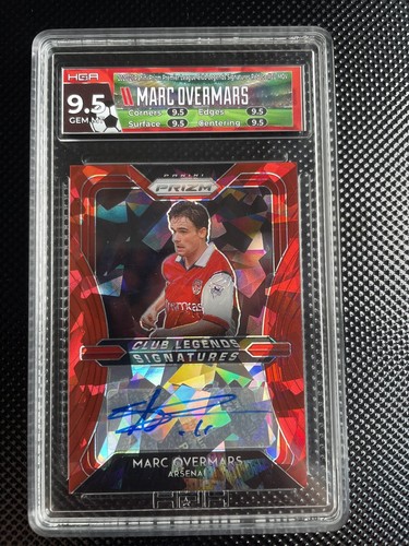 Marc Overmars 2020 Panini Prizm Red Ice