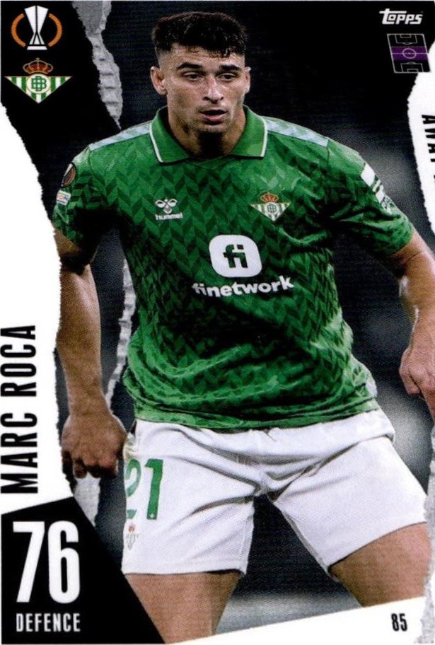 Marc Roca 2023 Topps Match Attax UEFA Club Competitions Extra