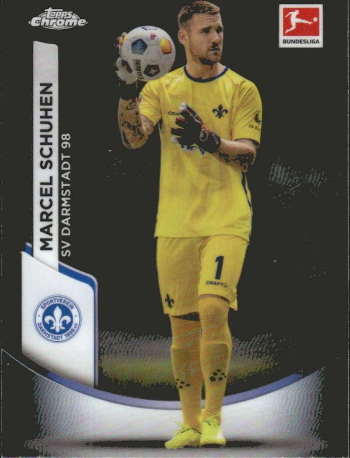 Marcel Schuhen 2023 Topps Chrome Bundesliga