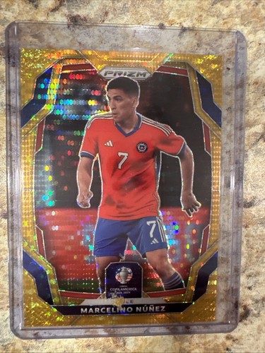 Marcelino Nunez 2024 Panini Copa America Gold Pulsar /10