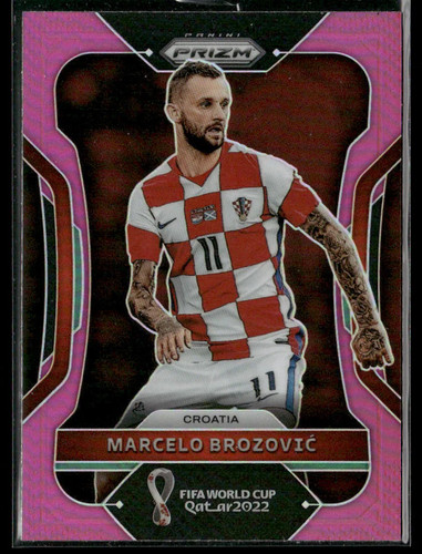 Marcelo Brozović 2022 Panini Prizm FIFA World Cup Qatar Pink Prizm