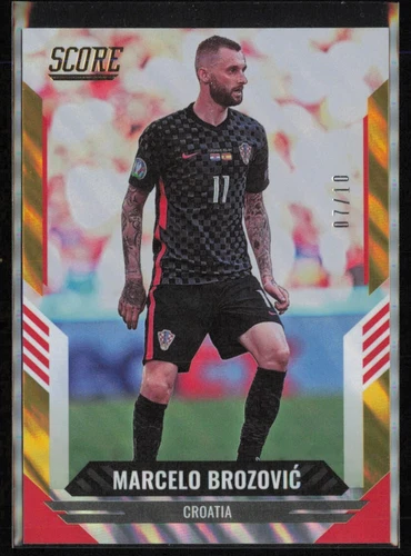 Marcelo Brozovic 2021 Panini Score FIFA Gold /10