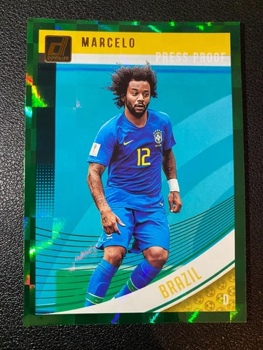 Marcelo 2018 Panini Donruss Green Press Proof