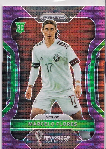 Marcelo Flores 2022 Panini Prizm World Cup Pulsar Viola /35