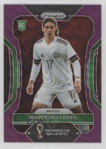 Marcelo Flores 2022 Panini Prizm World Cup Purple Wave Prizm /99