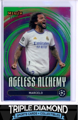 Marcelo 2024 Topps Merlin Chrome UCC Green Refractor /99