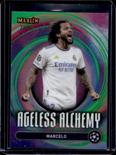 Marcelo 2024 Topps Merlin Chrome UEFA Green Refractor /99