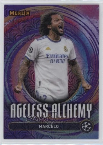 Marcelo 2024 Topps Merlin UEFA Club Competitions Purple Mojo Refractor /15