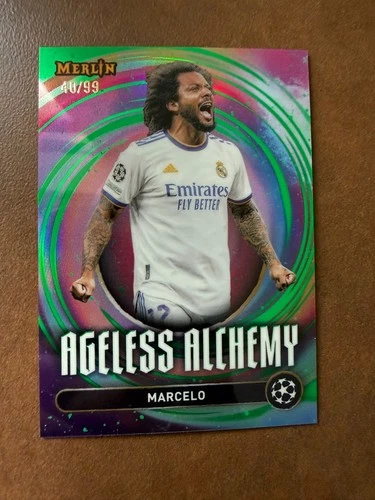 Marcelo 2024 Topps Merlin UEFA Green /99