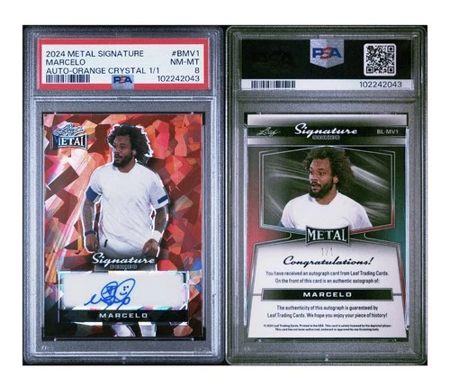 Marcelo 2024 Leaf Metal Orange Crystal 1/1