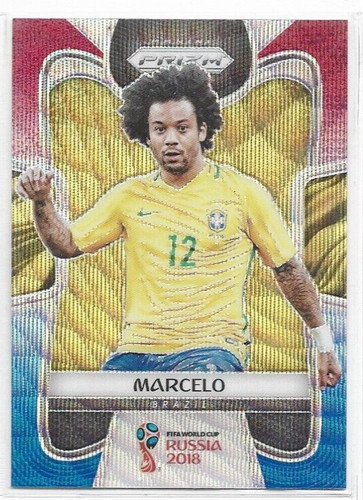 Marcelo 2018 Panini Prizm FIFA World Cup Red Blue Wave #31