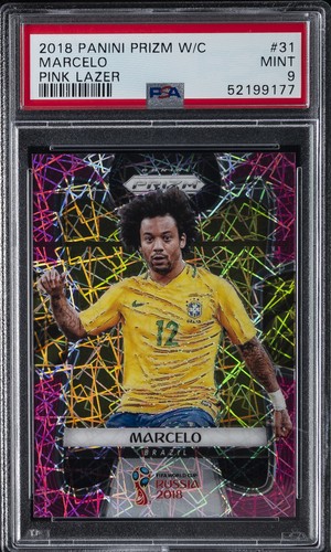 Marcelo 2018 Panini Prizm World Cup Pink Lazer /40
