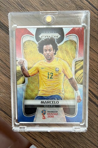 Marcelo 2018 Panini Prizm World Cup Red & Blue Wave Prizm