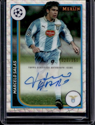 Marcelo Salas 2024 Topps Chrome Merlin UEFA Wave Refractor /150
