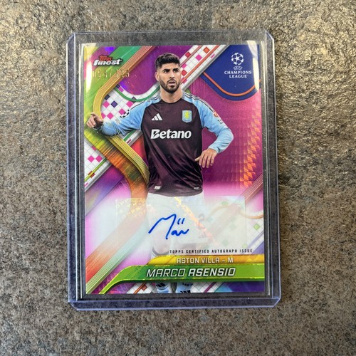 Marco Asensio 2024 Topps Finest 059/125
