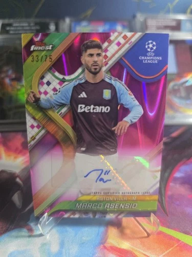 Marco Asensio 2024 Topps Finest /75