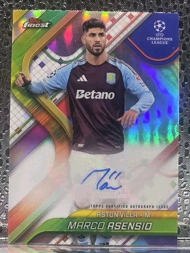 Marco Asensio 2024 Topps Finest Refractor