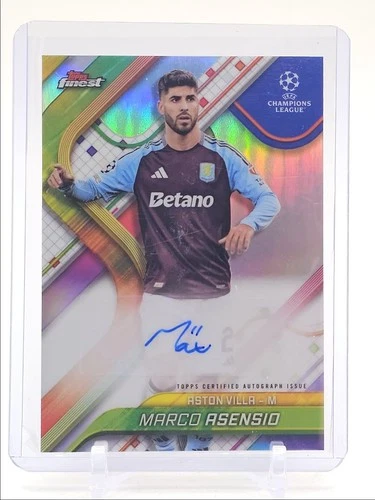 Marco Asensio 2024 Topps Finest Refractor
