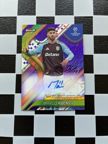 Marco Asensio 2024 Topps Finest Viola /199