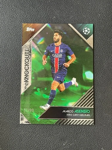 Marco Asensio 2025 Topps Knockout Green /99