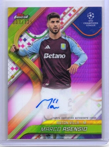 Marco Asensio 2024 Panini Mejores Competiciones de Clubes UEFA Rosa /125